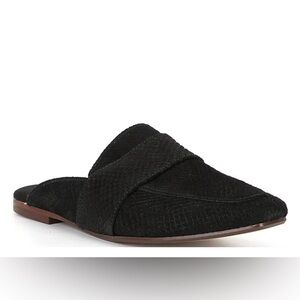 Free People At Ease Loafer 2.0 Embossed Suede Mules size 37